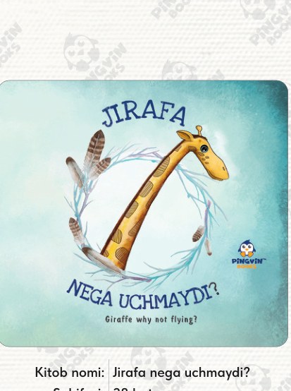 Jirafa nega uchmaydi? cover